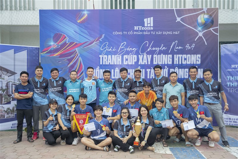 HTCONS TỔ CHỨC THÀNH CÔNG GIẢI BÓNG CHUYỀN TRANH CÚP "XÂY DỰNG HTCONS MỞ RỘNG”