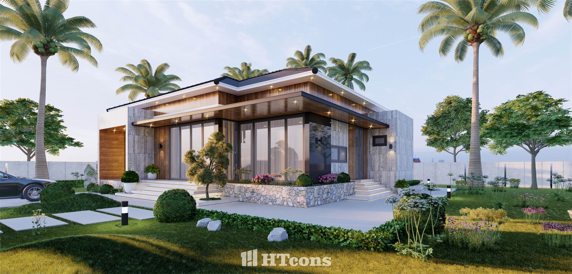 HTCONS TIẾP TỤC KÝ THÊM HỢP ĐỒNG THIẾT KẾ VÀ THI CÔNG TRỌN GÓI BIỆT THỰ NHÀ VƯỜN TẠI VĨNH PHÚC