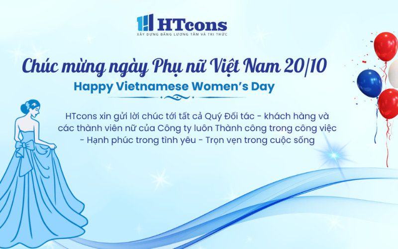 HTCONS TỔ CHỨC 20/10 CHO CÁN BỘ NHÂN VIÊN NỮ CỦA CÔNG TY