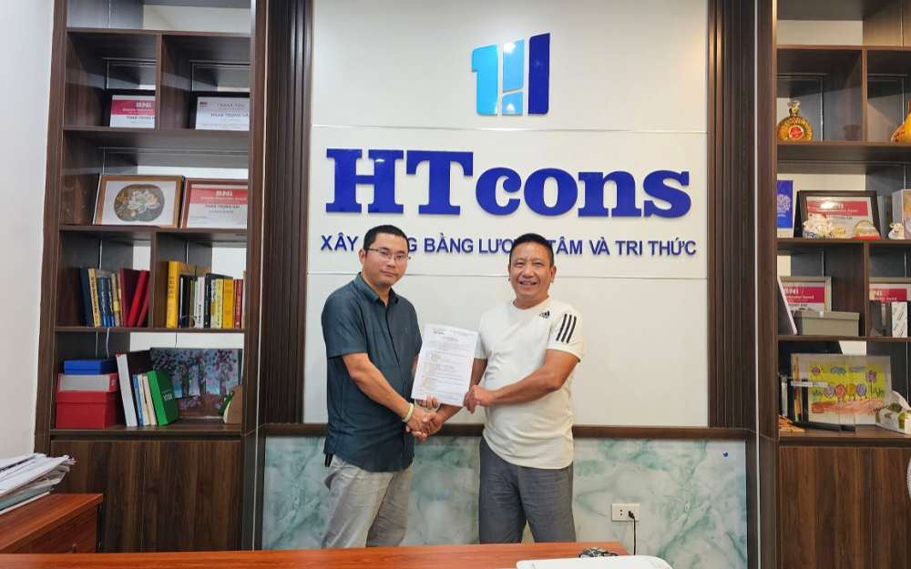 HTCONS KÝ HỢP ĐỒNG THIẾT KẾ DỰ ÁN TẠI TP VINH - NGHỆ AN