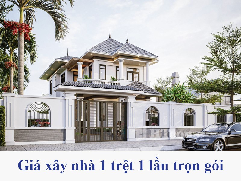 [2024] Giá xây nhà 1 trệt 1 lầu trọn gói bao nhiêu tiền?