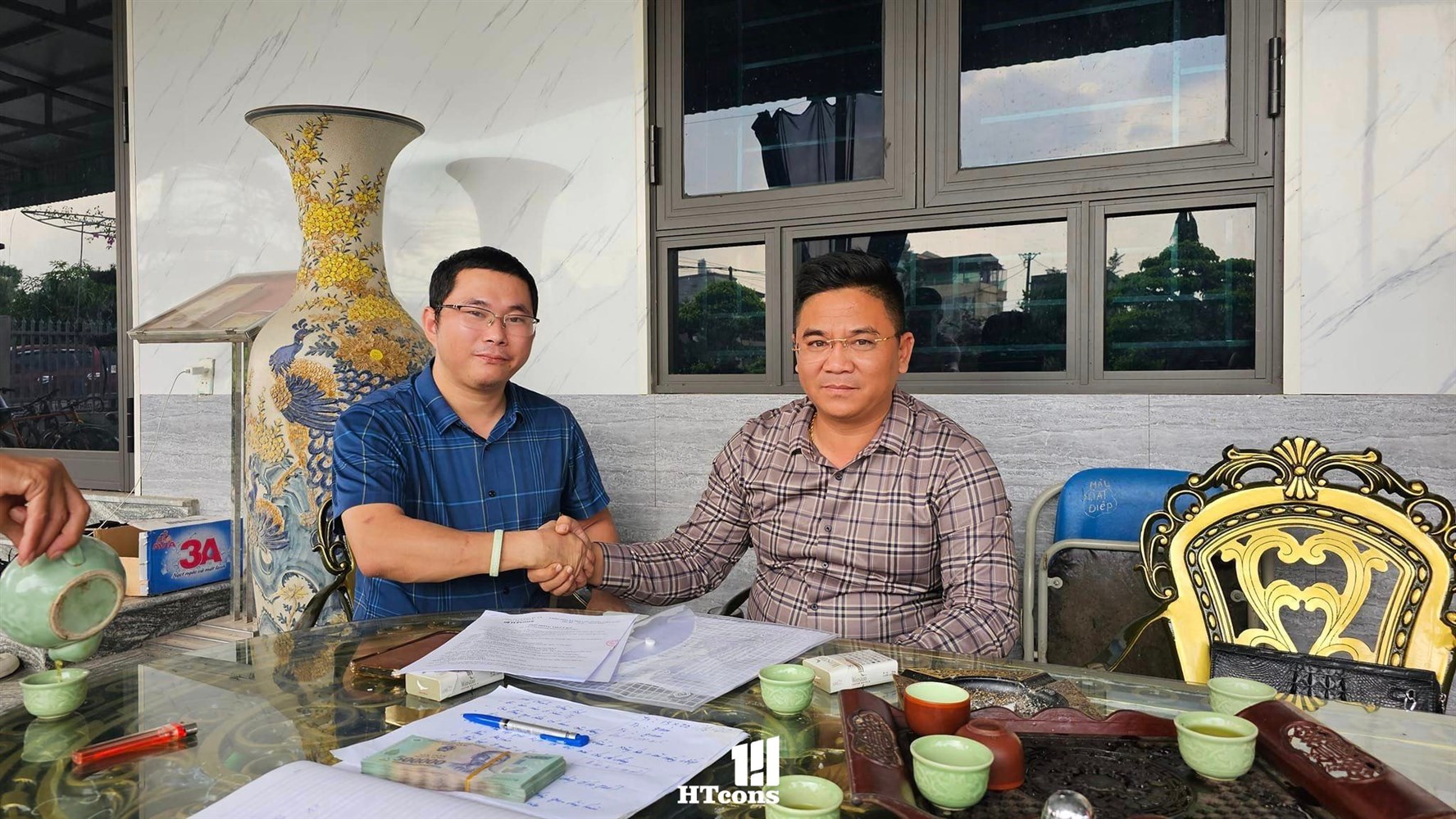 HTcons ký kết hợp đồng thiết kế biệt thự 11.000m2 tại Thái Bình