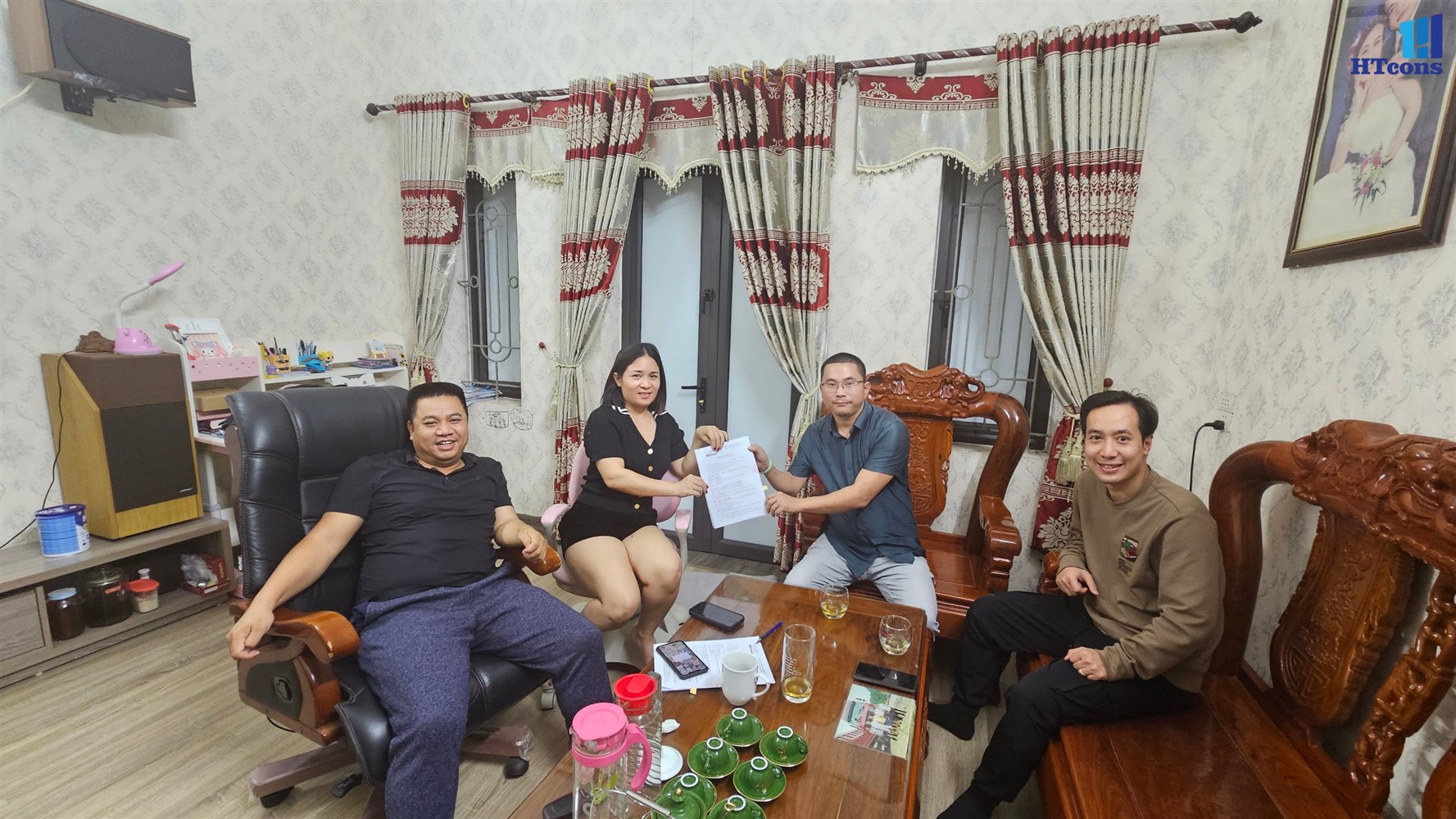 Cuối tuần không nghỉ ngơi: Ký kết hợp đồng thiết kế tại TP. Vĩnh Yên, tỉnh Vĩnh Phúc