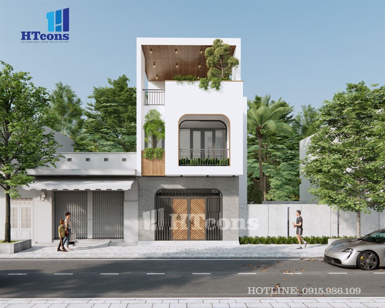 Báo giá xây nhà trọn gói tại quận Hoàng Mai Hà Nội năm 2024