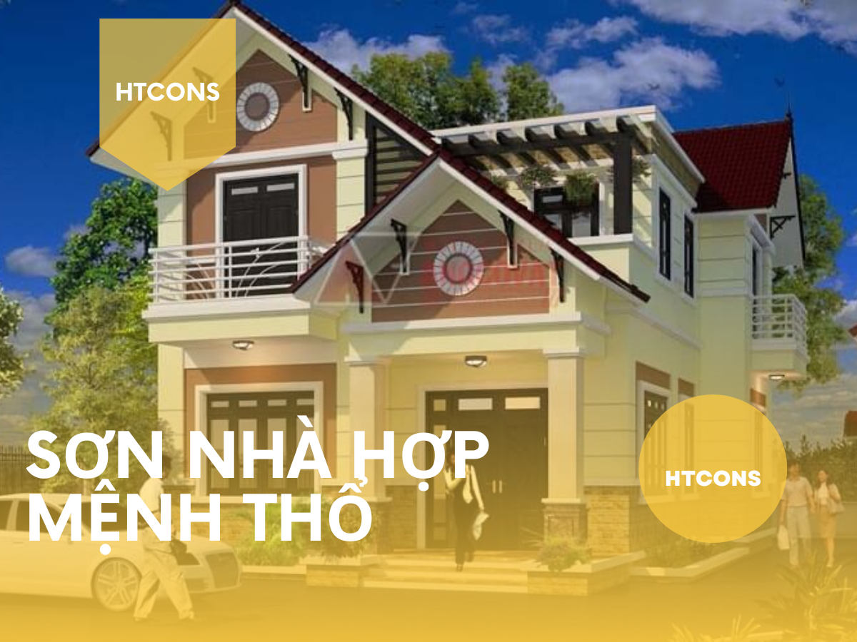 Cách chọn màu sơn nhà hợp mệnh Thổ