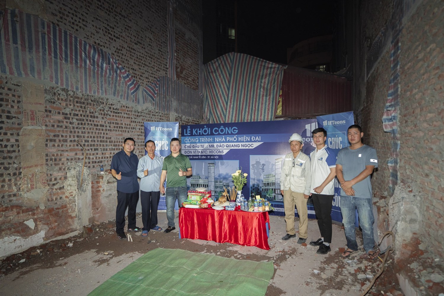 Khởi công công trình: Anh Đào Quang Ngọc - Hà Nội