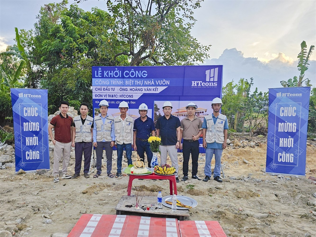 Lễ khởi công Biệt thự nhà vườn tại Lộc Hà - Hà Tĩnh