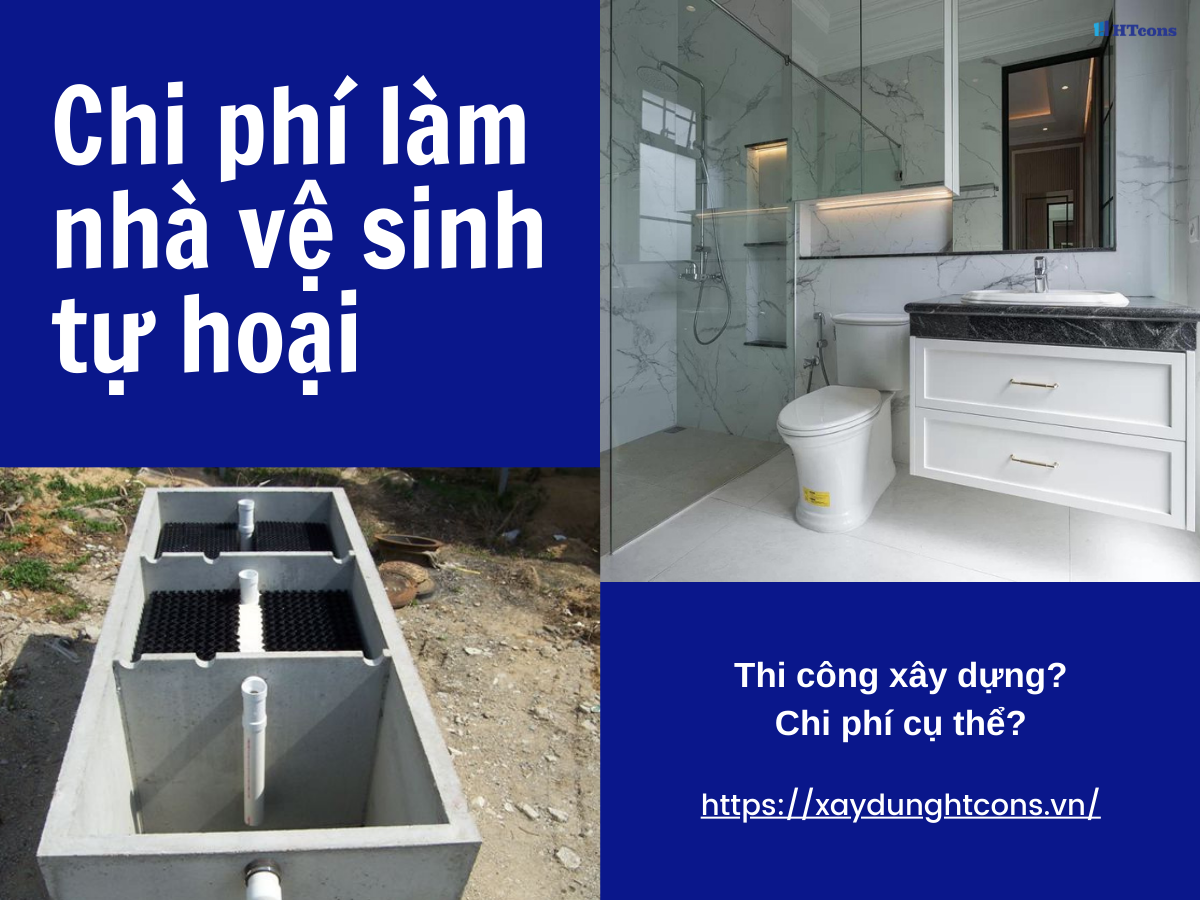 Chi phí làm nhà vệ sinh tự hoại cụ thể và chi tiết nhất