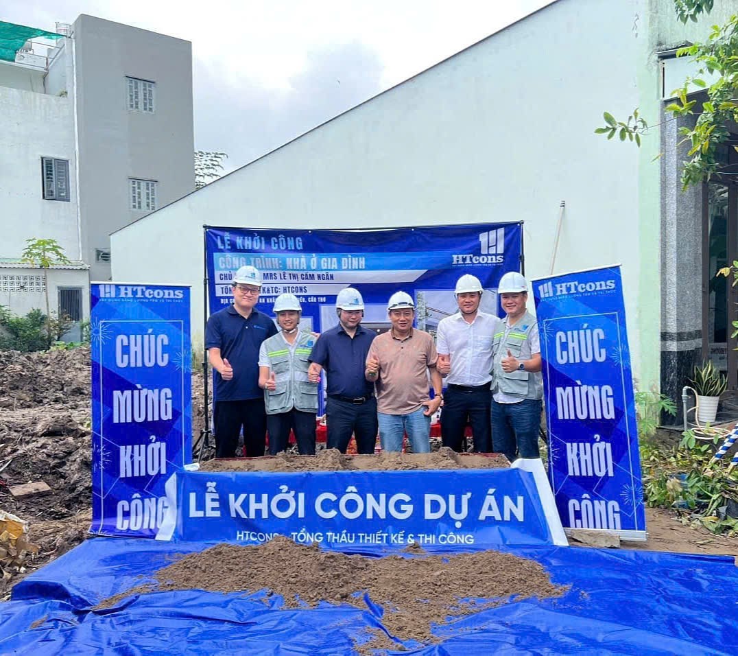 KHỞI CÔNG BIỆT THỰ HƠN 500M2 TẠI NINH KIỂU - CẦN THƠ