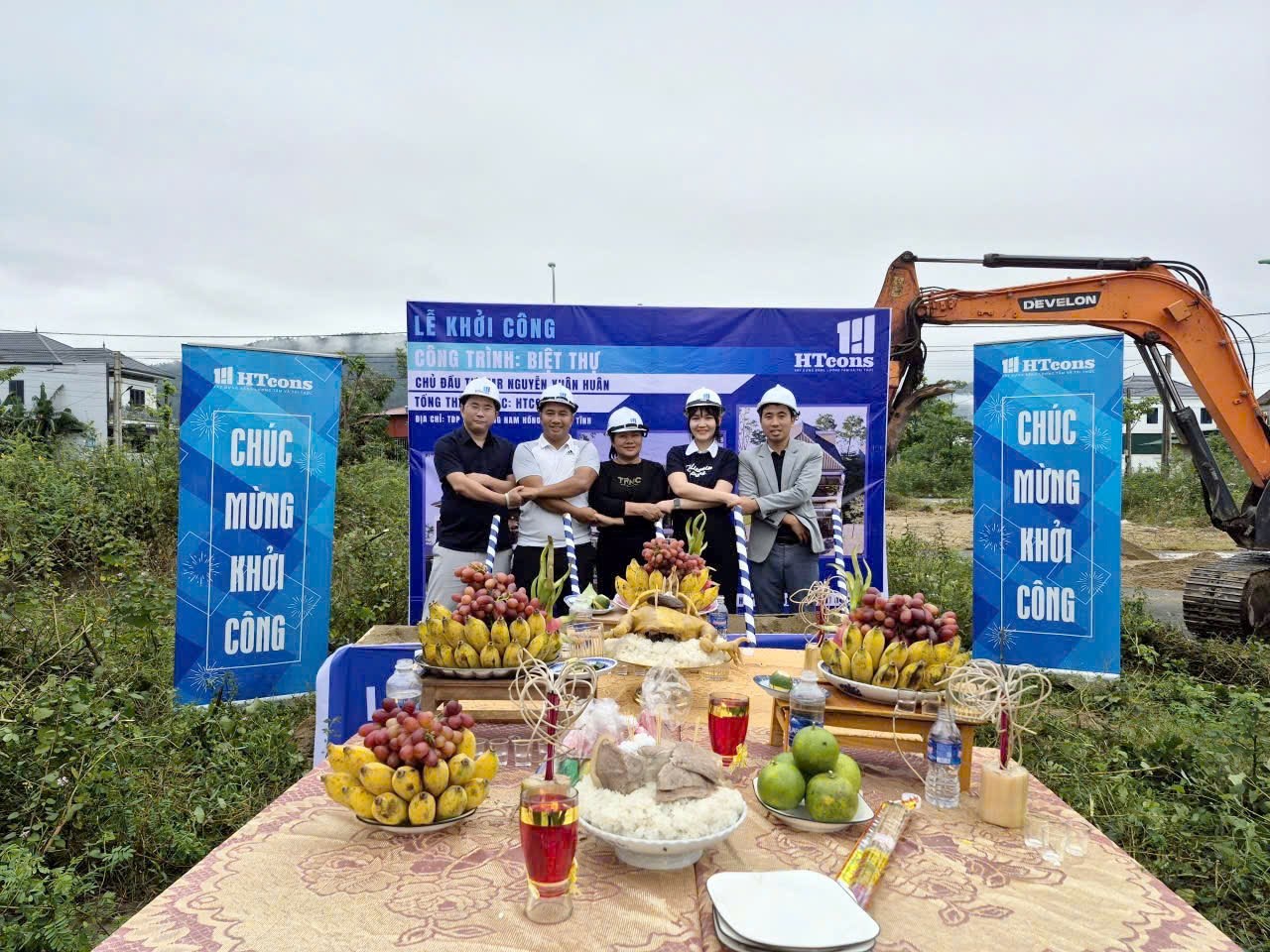 KHỞI CÔNG BIỆT THỰ 260M2 TẠI HÀ TĨNH