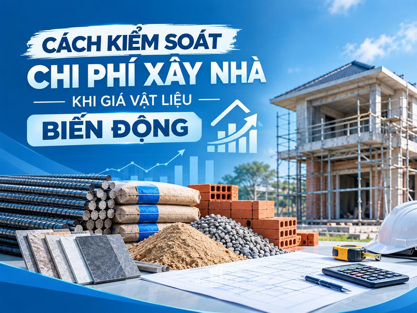 NHỮNG VẬT LIỆU ẢNH HƯỞNG LỚN ĐẾN CHI PHÍ XÂY NHÀ KHI GIÁ VẬT LIỆU XÂY DỰNG BIẾN ĐỘNG