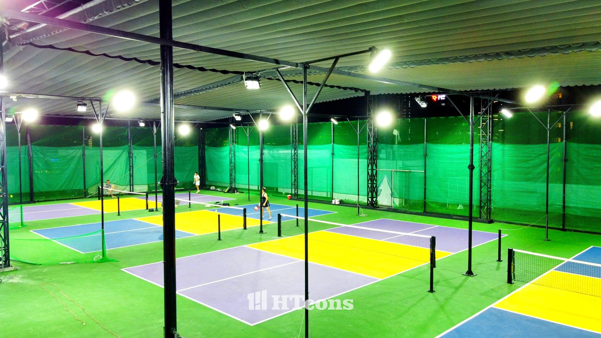 Sân Pickleball do HTcons thiết kế thi công trọn gói lên sóng VTV