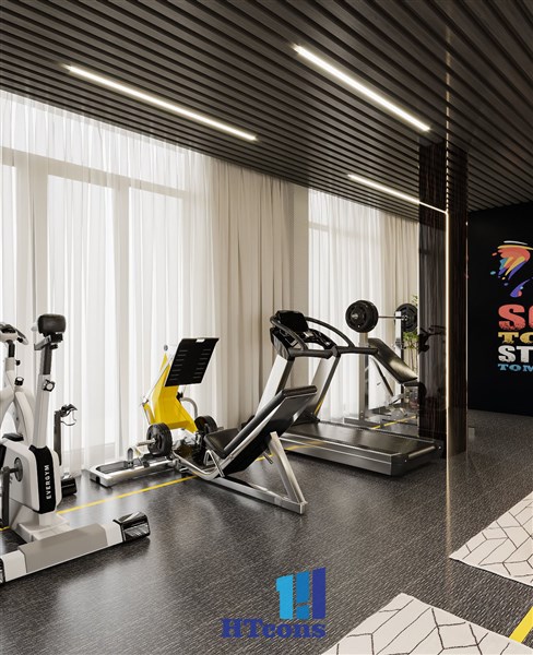 Thiết kế phòng tập Gym - Mẫu 1