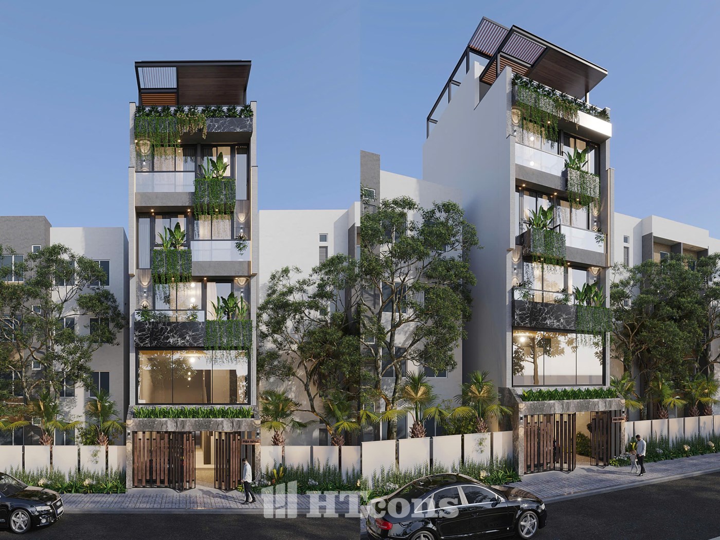 NHÀ PHỐ HIỆN ĐẠI 4,5 TẦNG