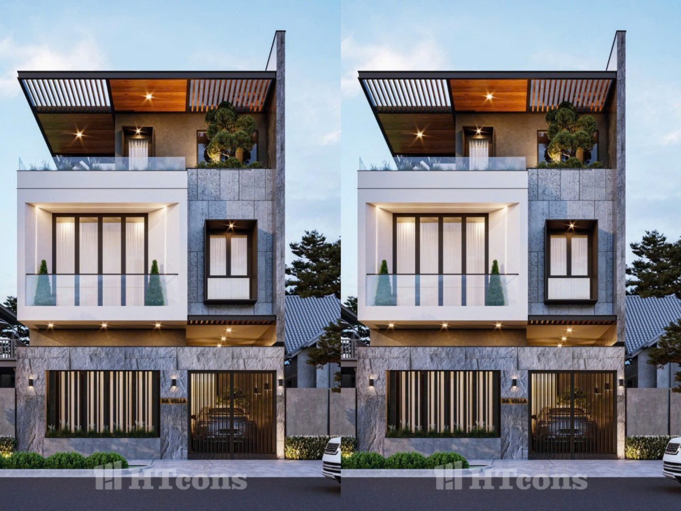 NHÀ PHỐ HIỆN ĐẠI 3 TẦNG