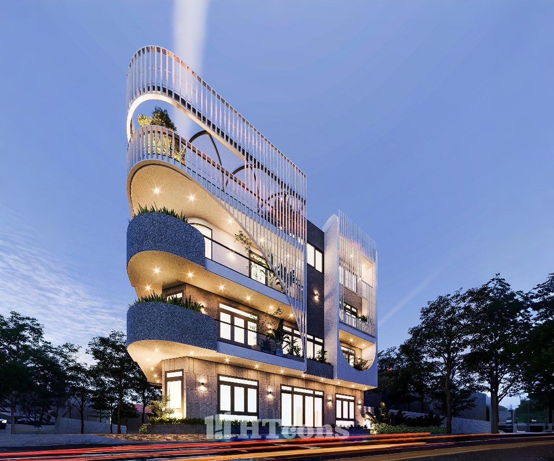 NHÀ Ở KẾT HỢP KINH DOANH 4 TẦNG 490M2