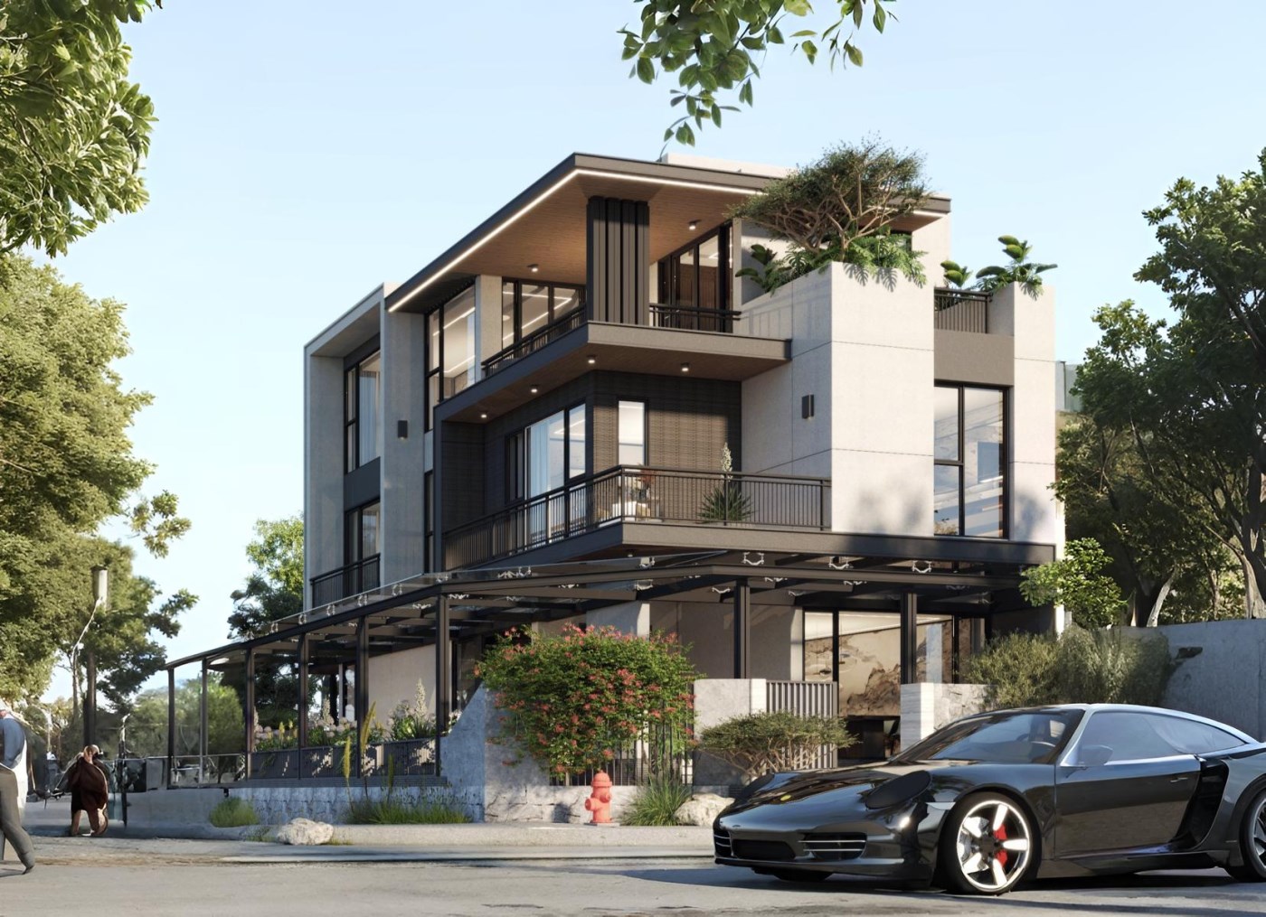 NHÀ PHỐ HIỆN ĐẠI KẾT HỢP KINH DOANH 2,5 TẦNG