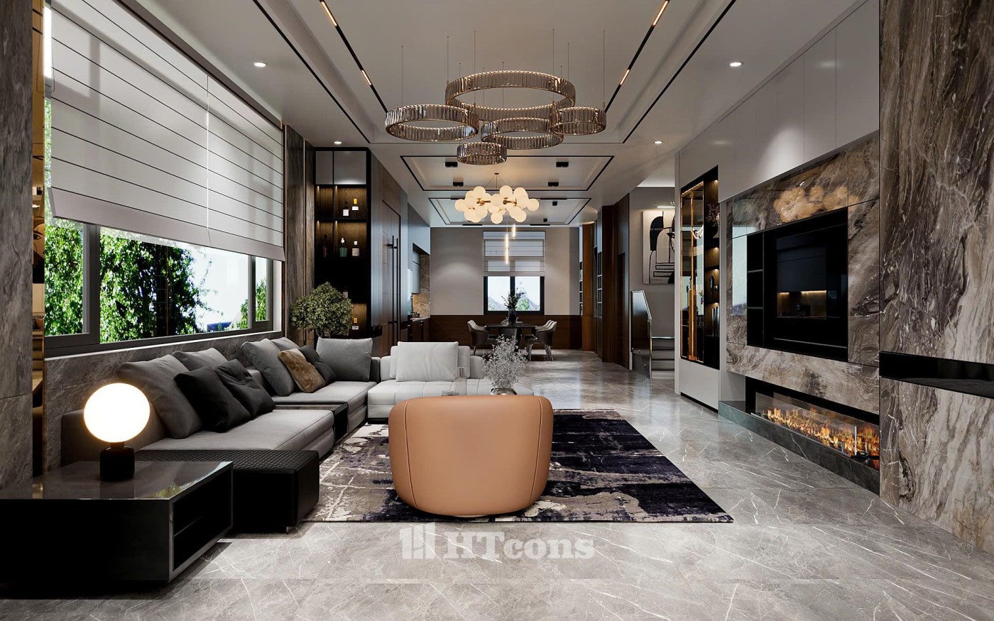 MẪU THIẾT KẾ NỘI THẤT TONE TRUNG TÍNH TRẦM - VỪA VẶN VÀ ĐỦ TINH TẾ