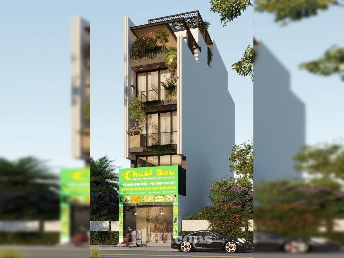 NHÀ Ở KẾT HỢP KINH DOANH 5 TẦNG 1 TUM - CHỊ OANH, QUẢNG NINH
