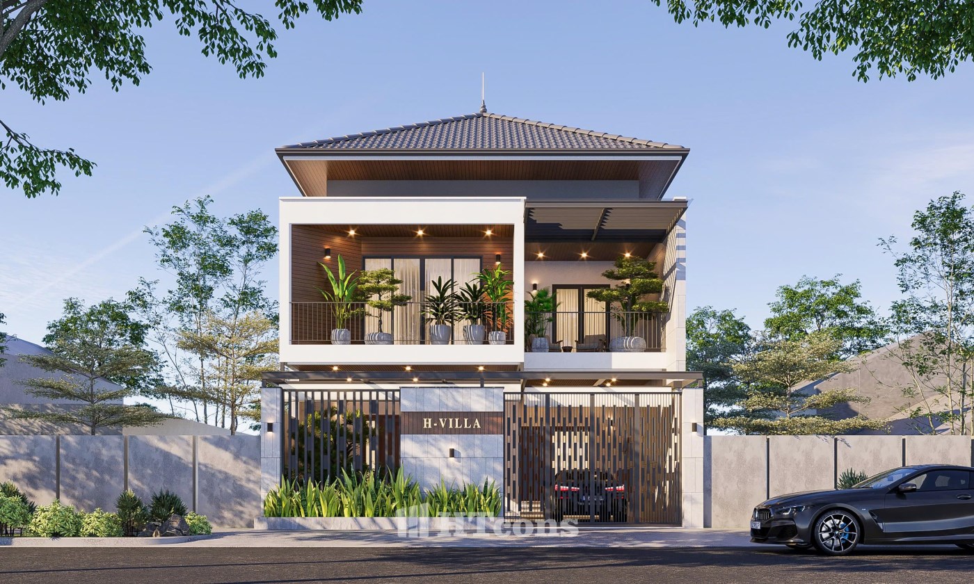 BIỆT THỰ  2 TẦNG HIỆN ĐẠI - MR HUÂN, HÀ TĨNH