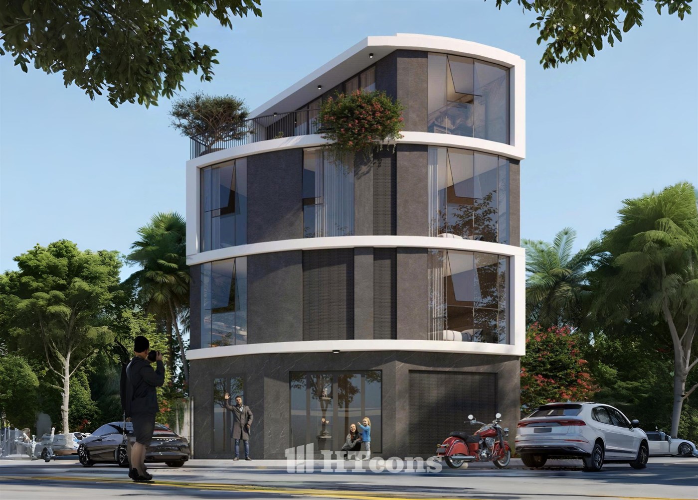 NHÀ PHỐ 4 TẦNG ANH GIANG - QUỐC OAI - HÀ NỘI