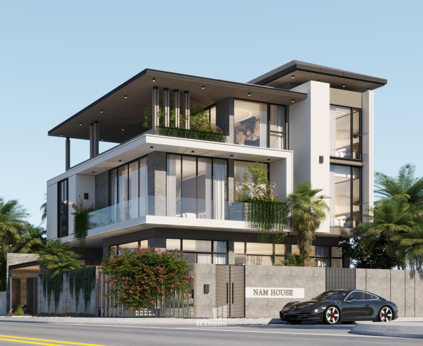 BIỆT THỰ HIỆN ĐẠI 3 TẦNG ANH NAM - HÀ TĨNH
