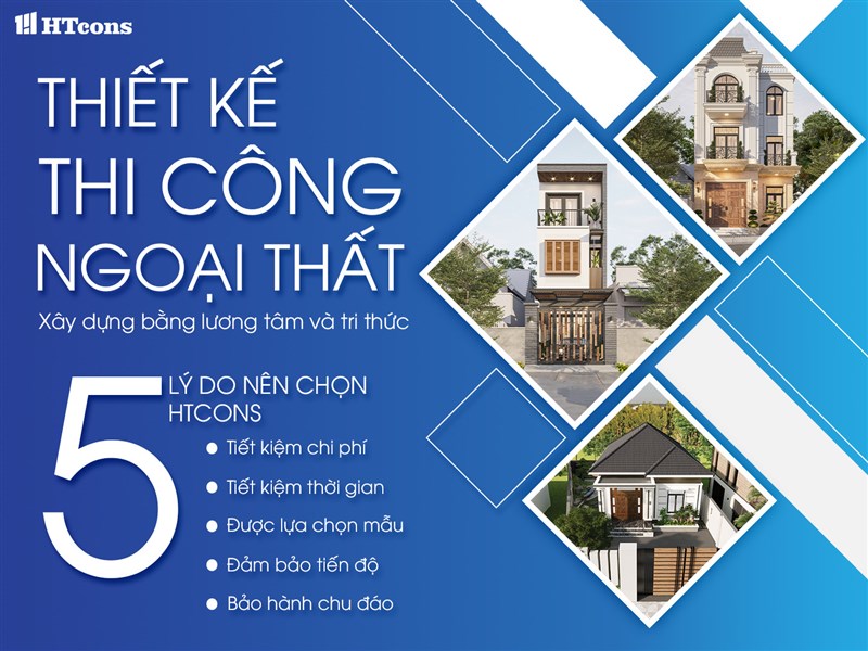 THIẾT KẾ & THI CÔNG NGOẠI THẤT