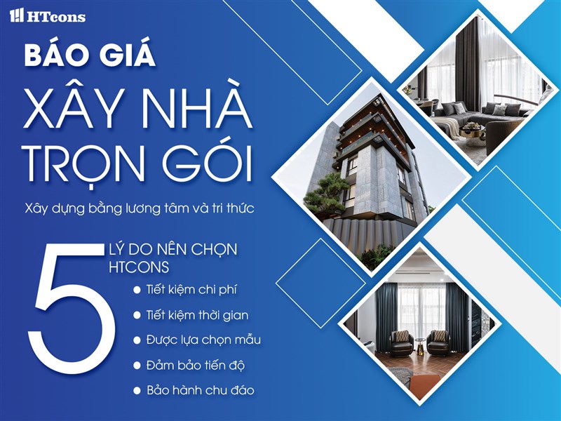 XÂY NHÀ TRỌN GÓI - CẬP NHẬT BÁO GIÁ XÂY DỰNG NĂM 2025