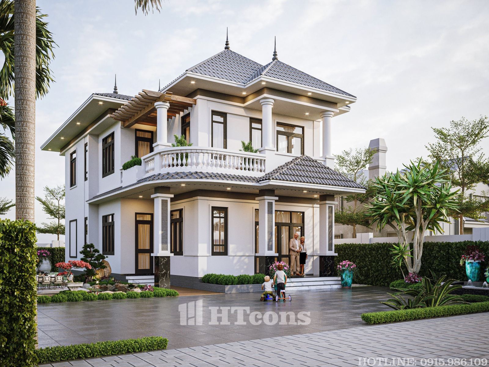 Nhà phố Nhật 2 tầng