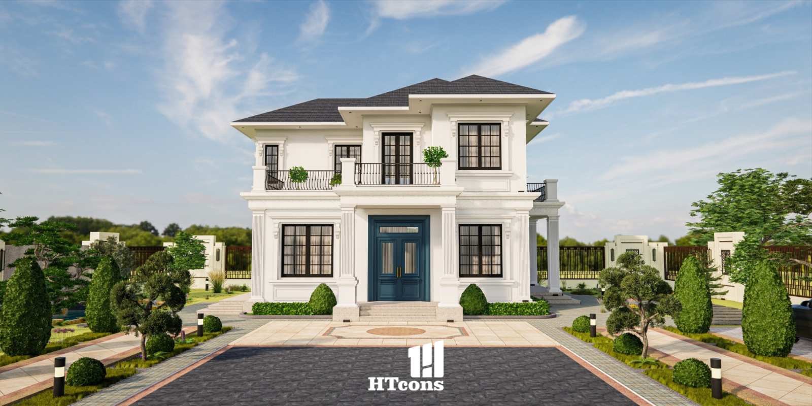 Mẫu biệt thự tân cổ điển 1