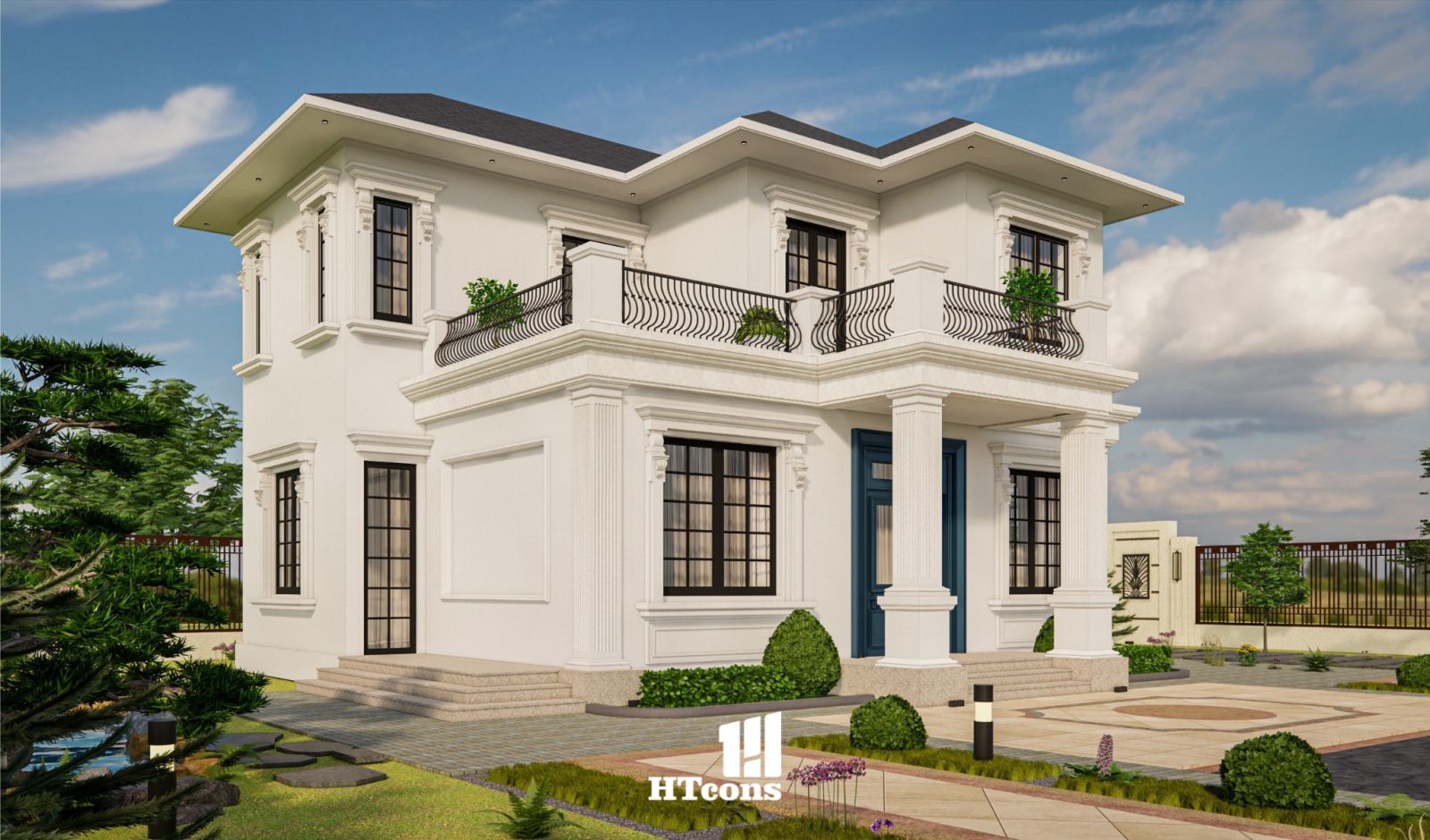 Mẫu biệt thự tân cổ điển sang trọng