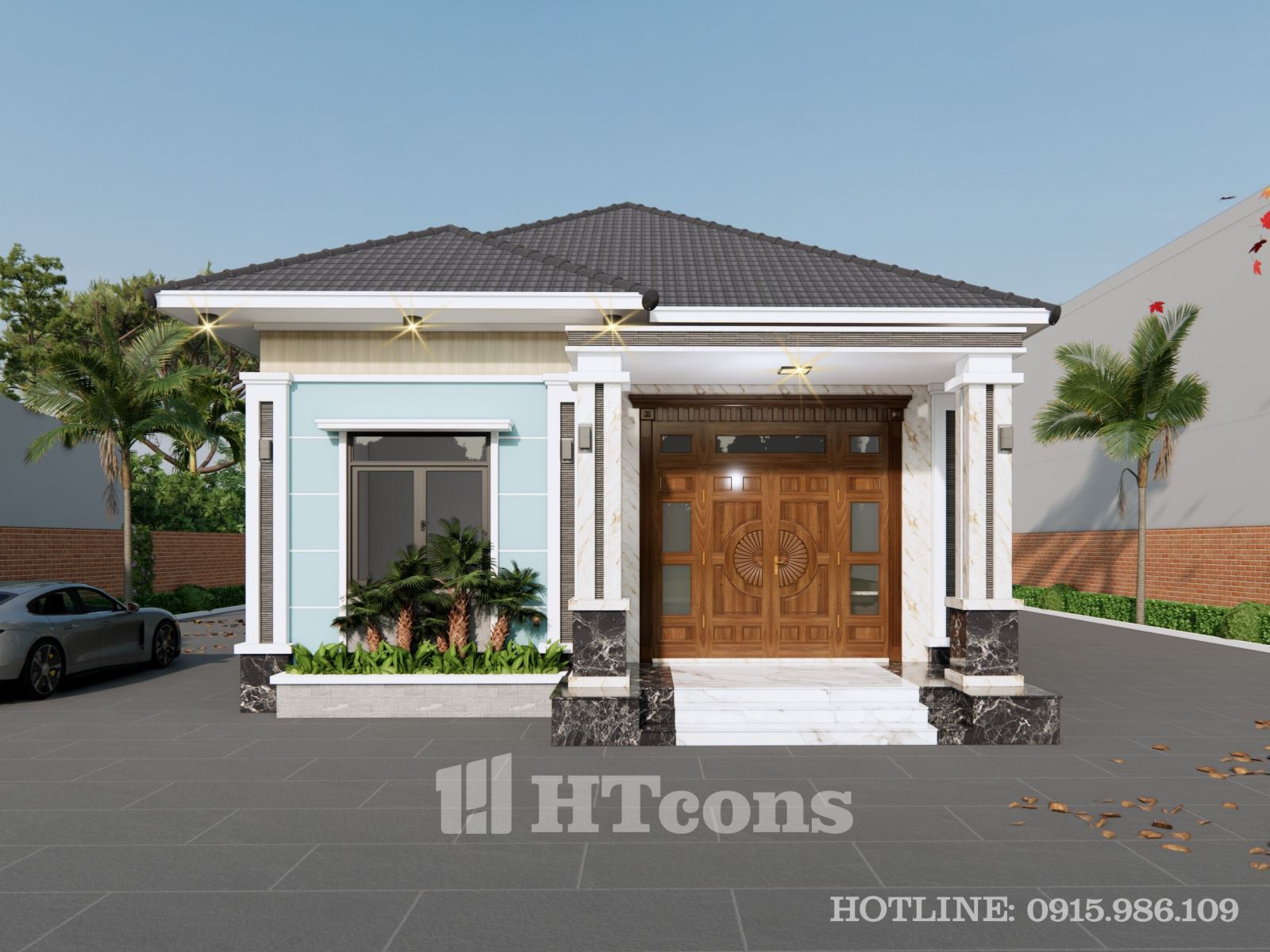 thiết kế nhà chị lý 1