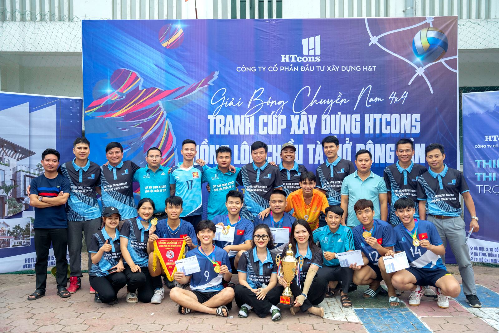giải bóng chuyền htcons