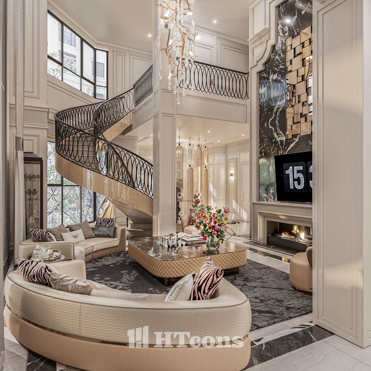 Cầu thang caafnf đảm bảo ánh sáng, tránh bậc quá cao hoặc quá thấp