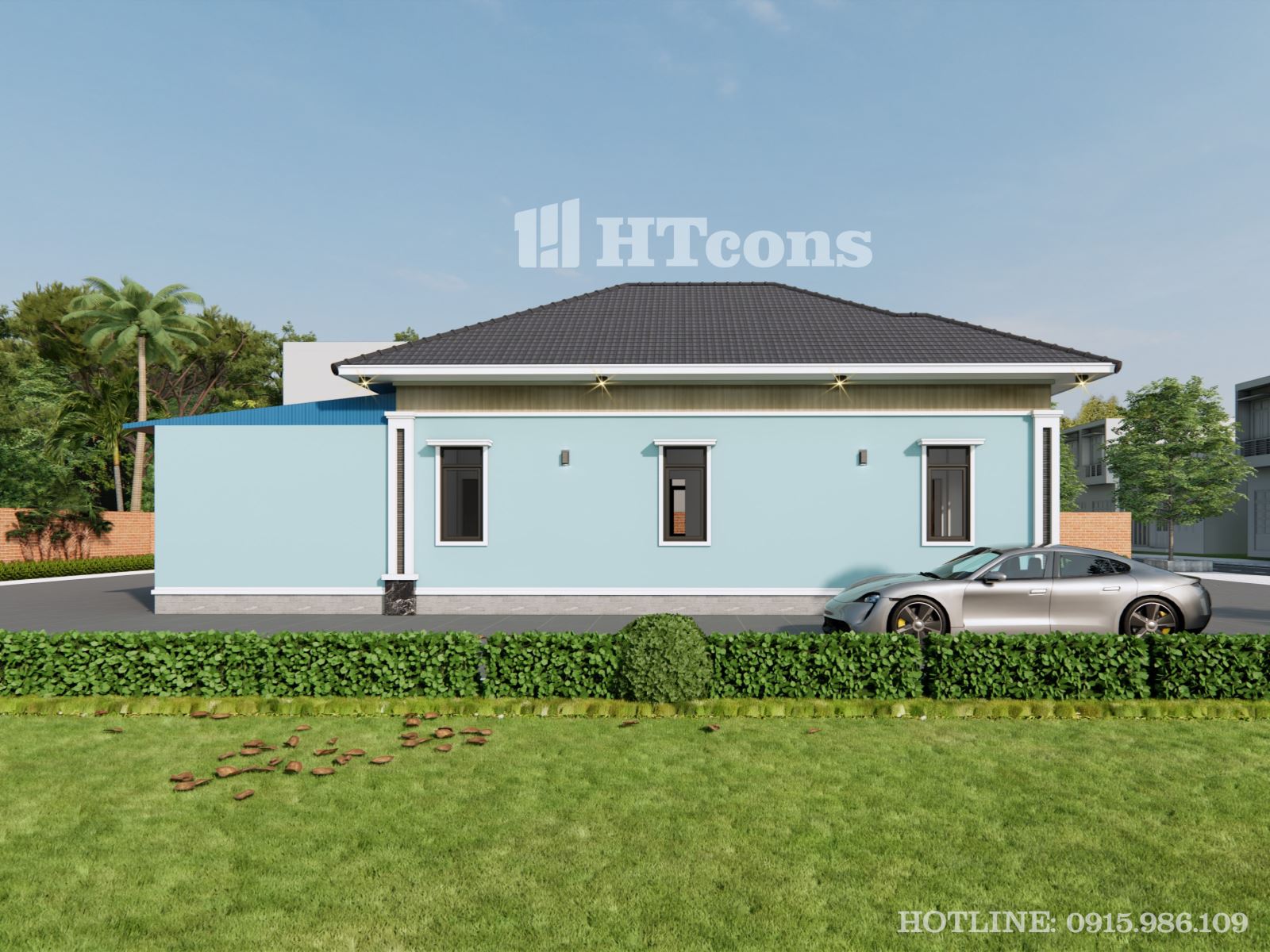 thiết kế nhà chị lý 3