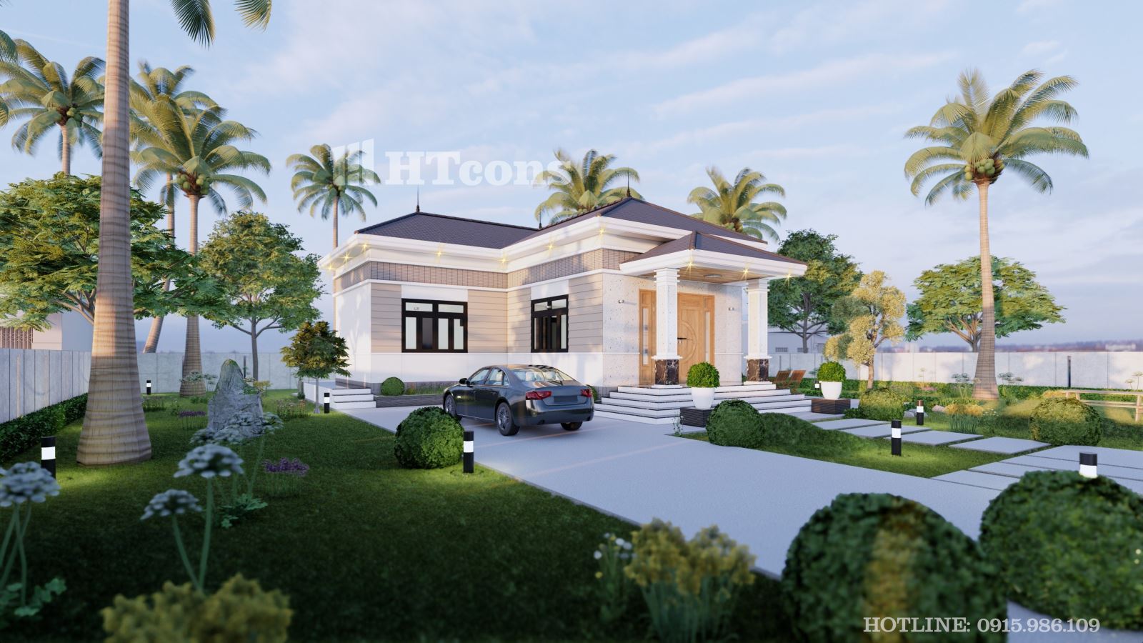Nhà vườn mái Nhật