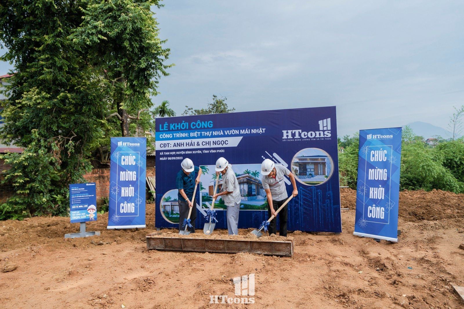khởi công bt nhà vườn vĩnh phúc