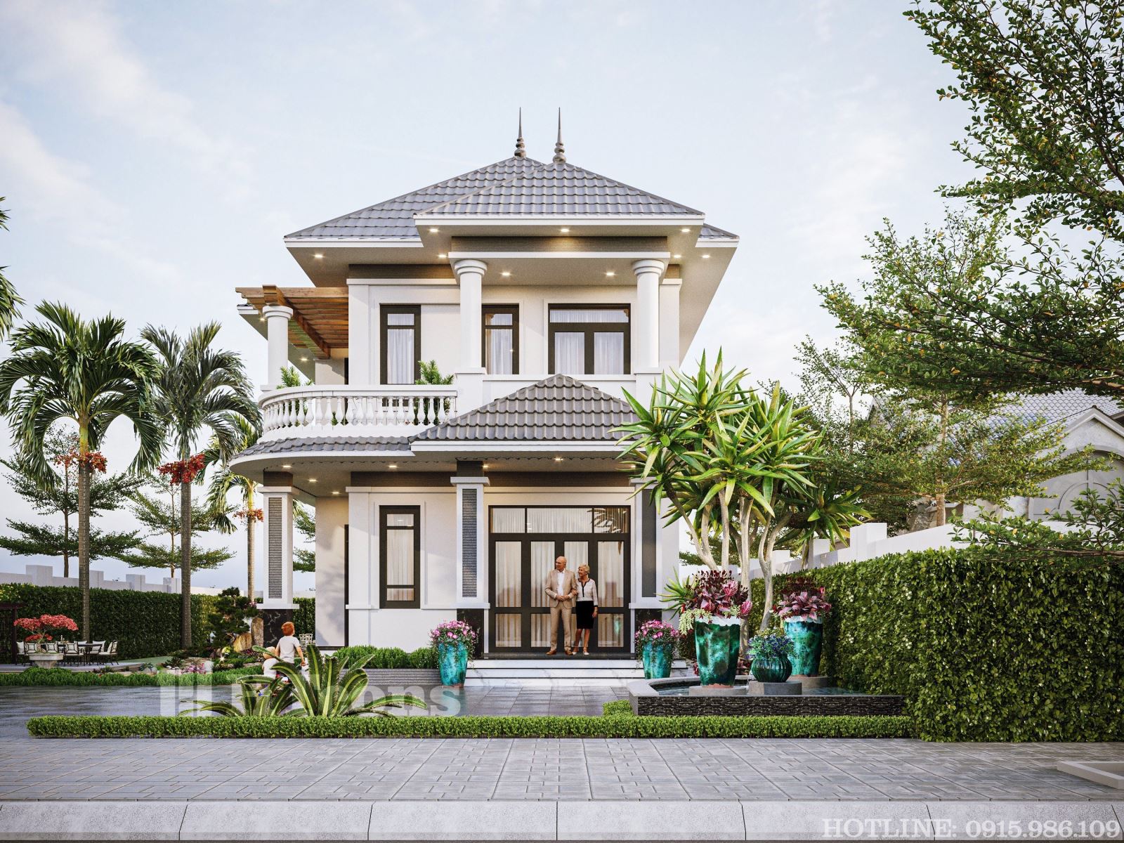 Nhà phố Nhật 2 tầng
