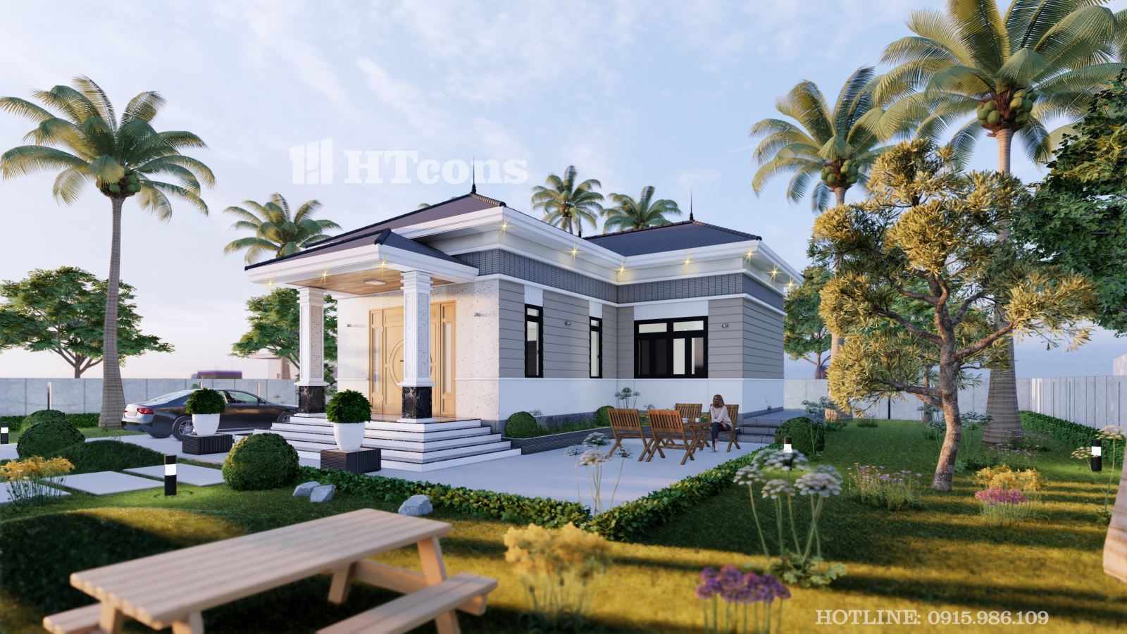 Nhà vườn mái Nhật