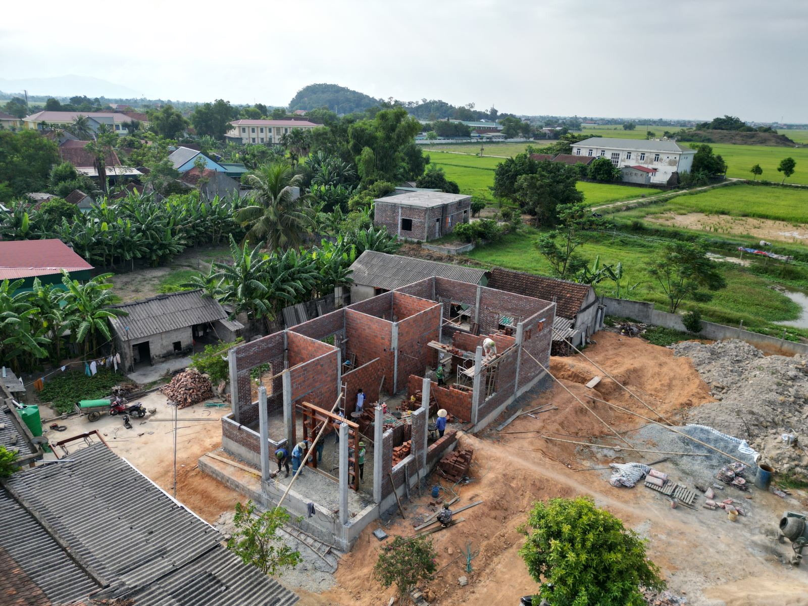 thi công nhà chị lý 2