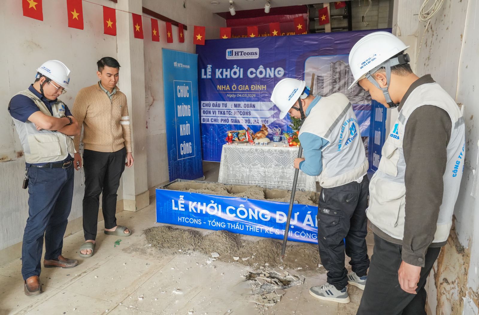 KHỞI CÔNG DỰ ÁN ANH QUÂN BUILDING