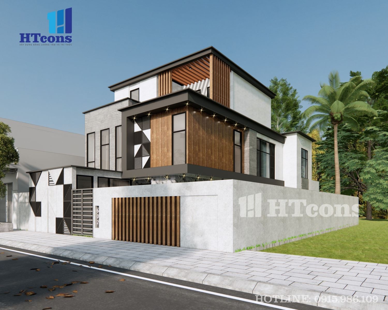 thiết kế biệt thự hiện đại 
