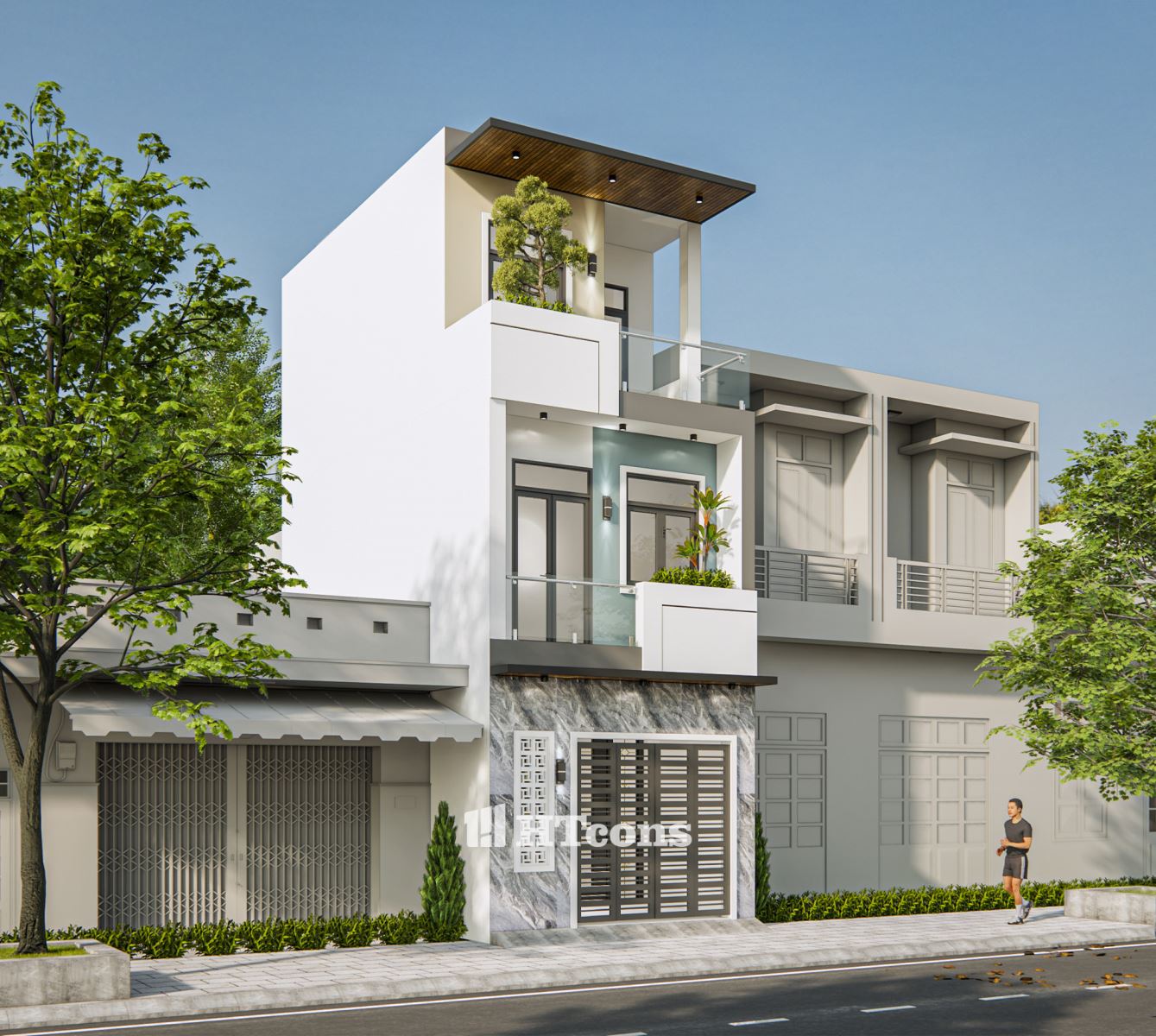 nhà phố 3 tầng - Anh Hiệp, Hoài Đức 2