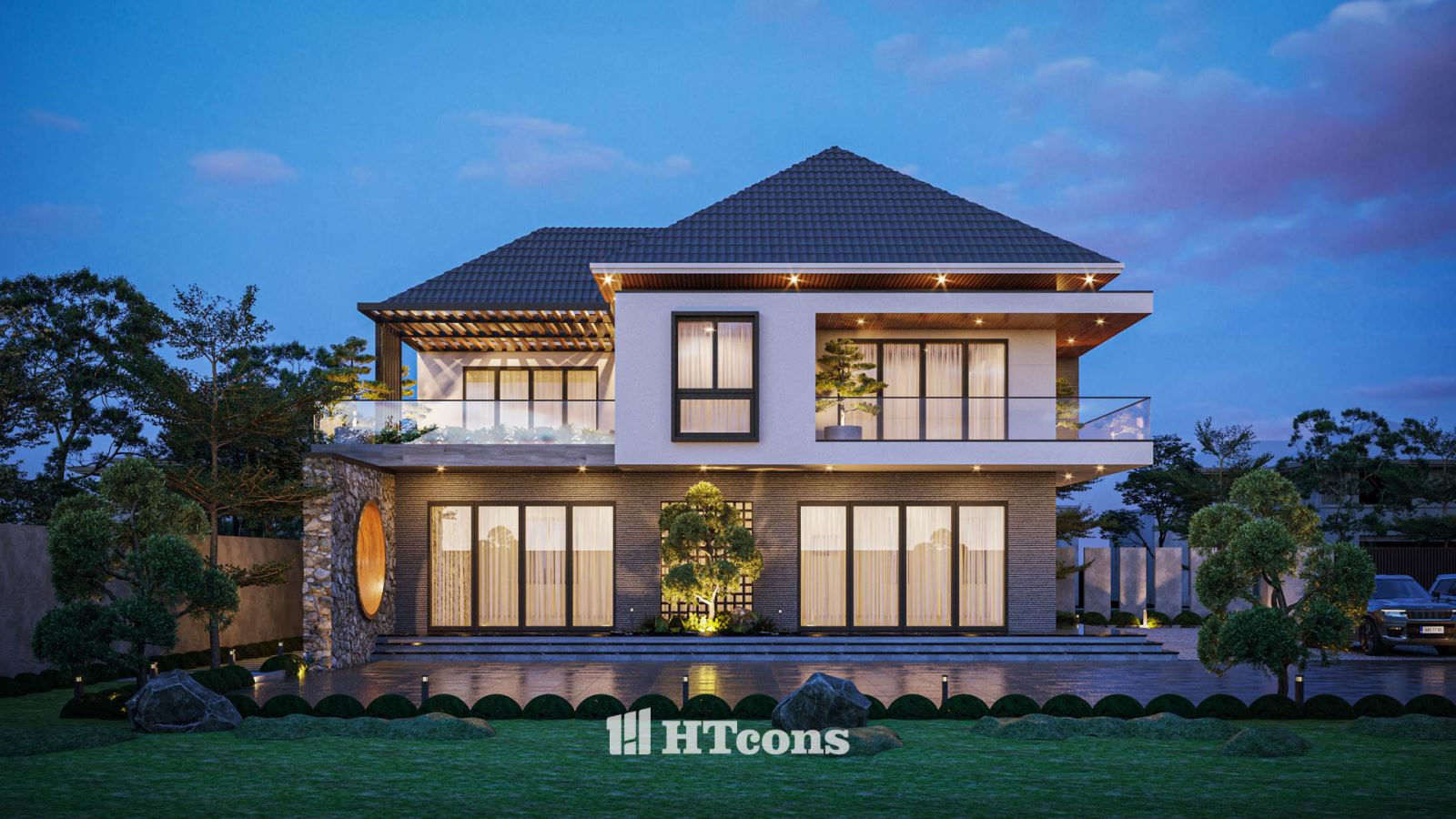 Biệt thự vườn nhà Anh Hưng - Nam Định 1