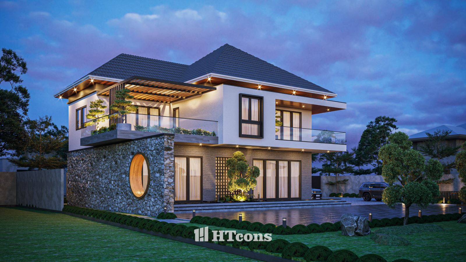 Biệt thự vườn nhà Anh Hưng - Nam Định 2