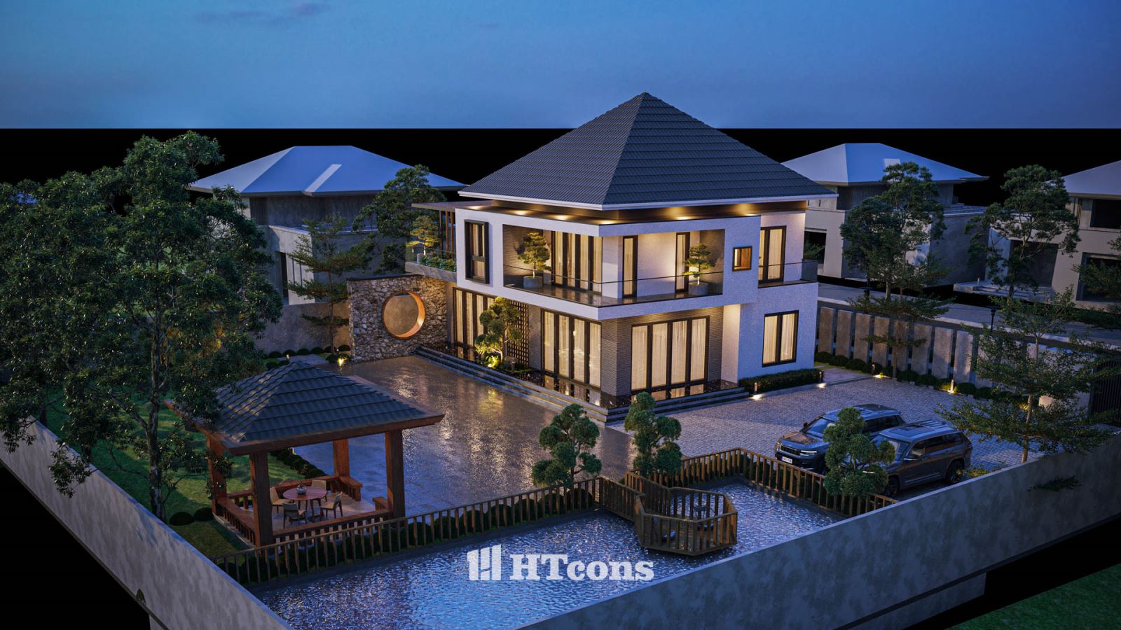 Biệt thự vườn nhà Anh Hưng - Nam Định 4