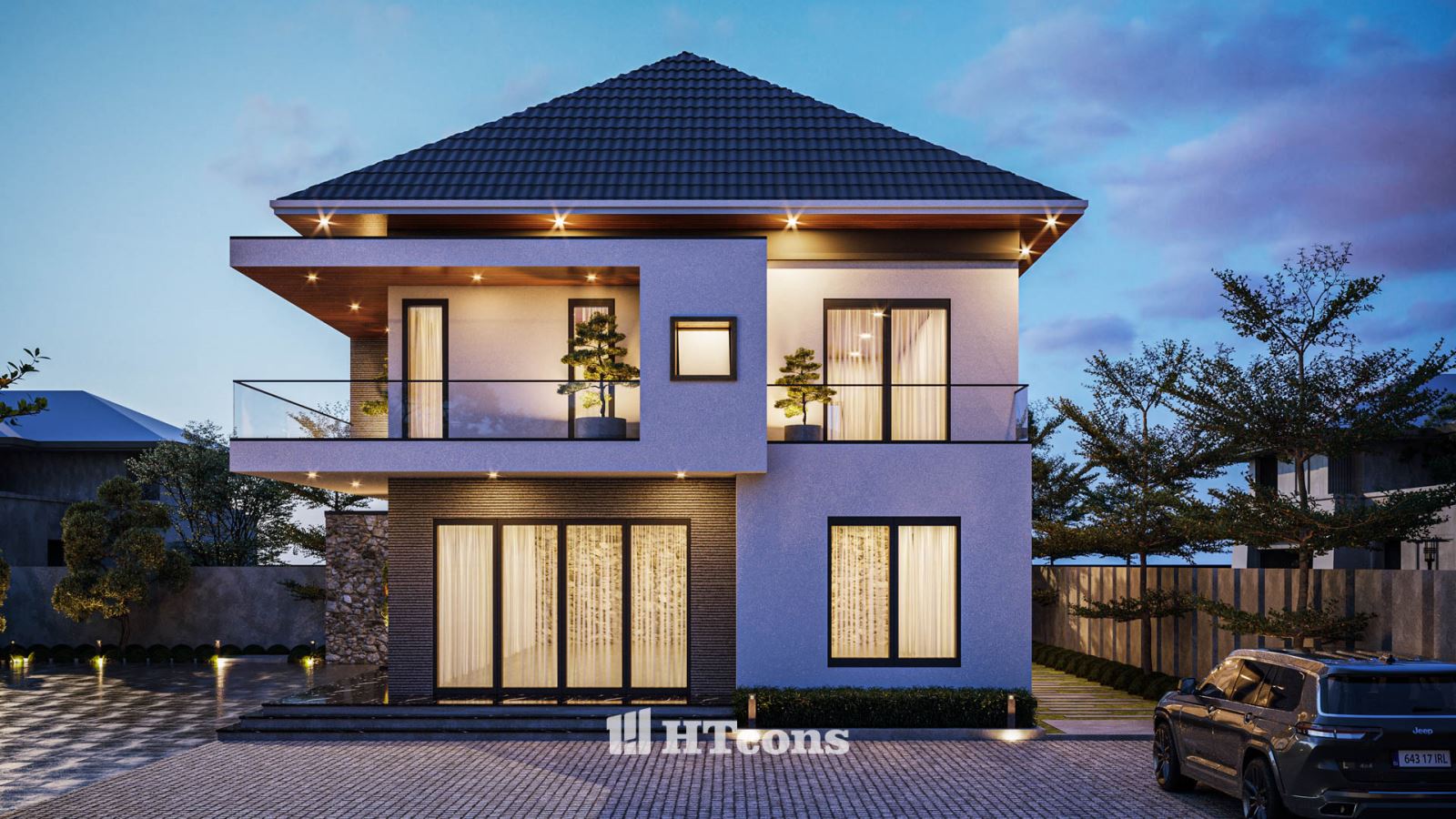 Biệt thự vườn nhà Anh Hưng - Nam Định 5