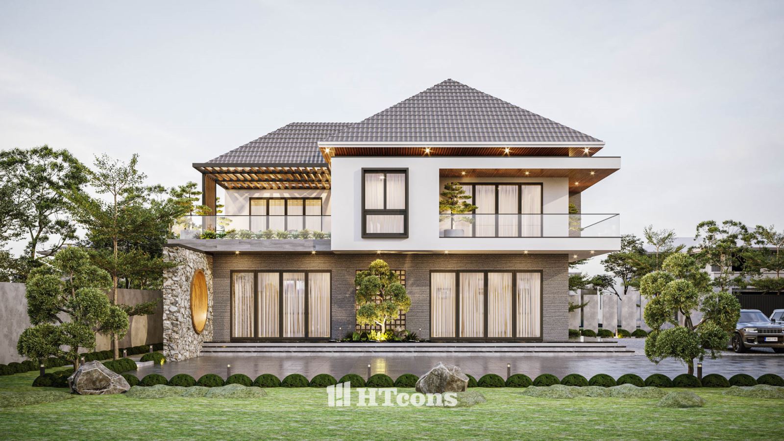 Biệt thự vườn nhà Anh Hưng - Nam Định 6