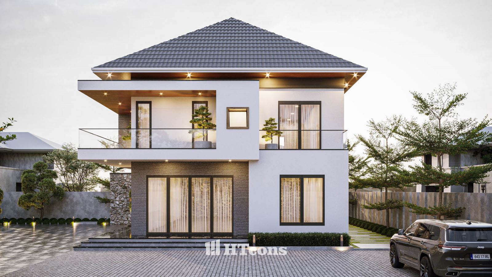 Biệt thự vườn nhà Anh Hưng - Nam Định 7