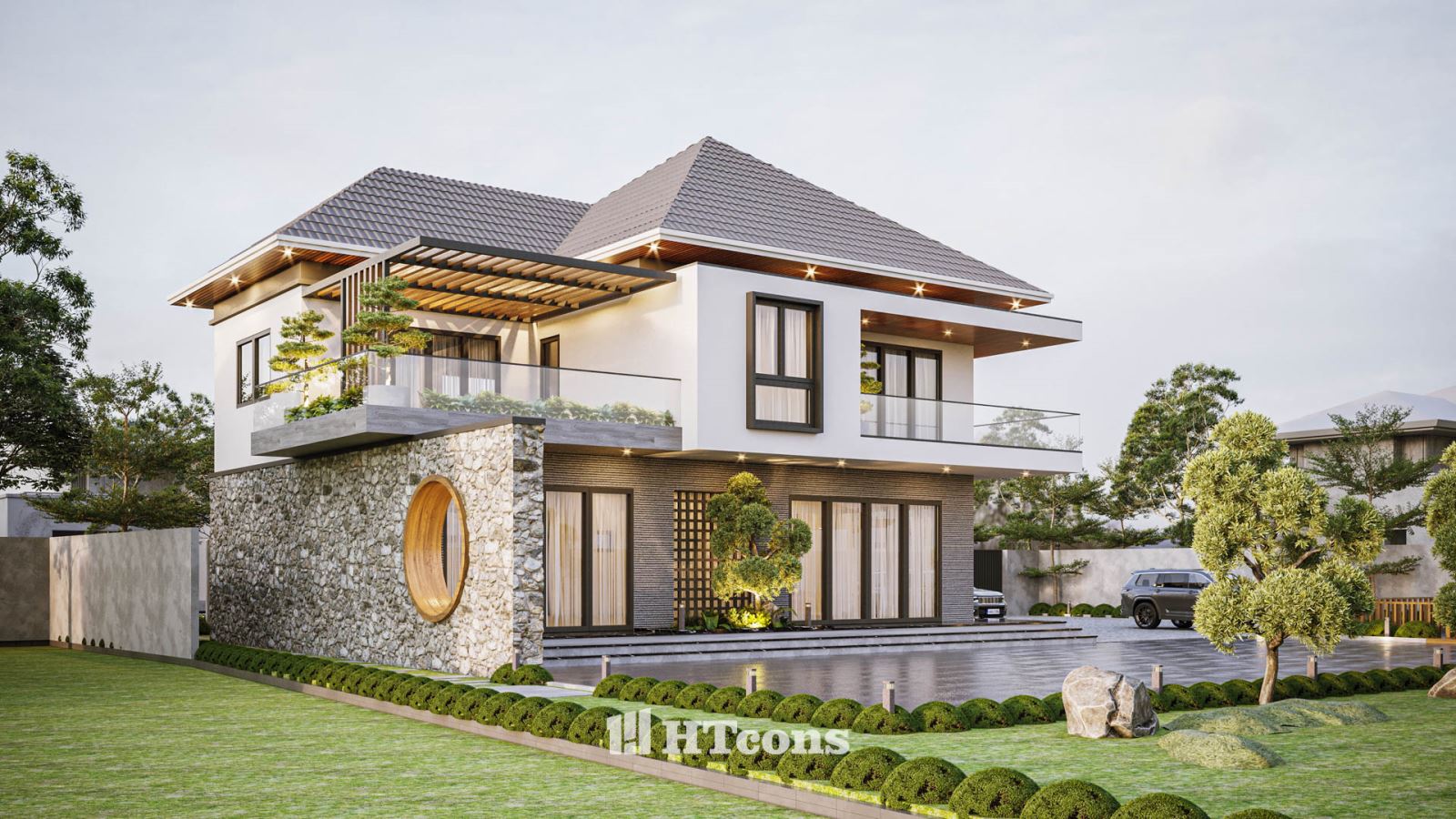 Biệt thự vườn nhà Anh Hưng - Nam Định 7
